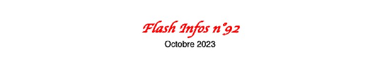 Flash Infos n°92