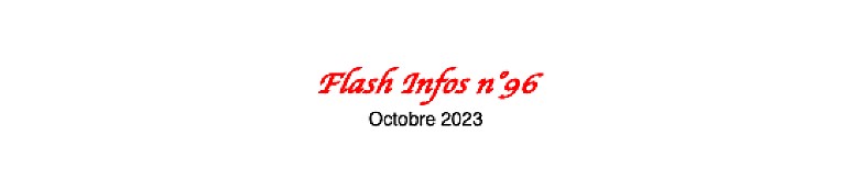 Flash Infos n°96